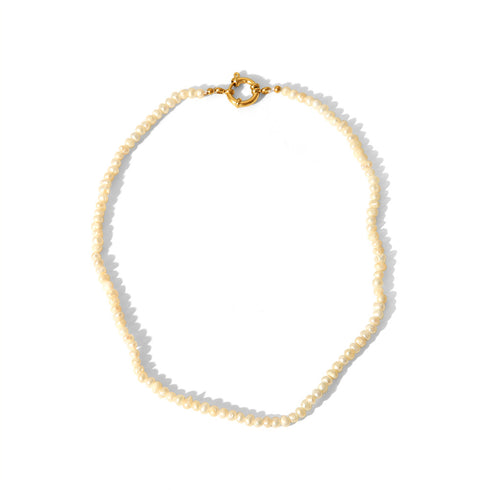 Freshwater Baroque Pearl Beaded Necklace - Zafari Studio Jewelry