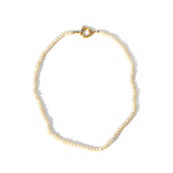 Freshwater Baroque Pearl Beaded Necklace - Zafari Studio Jewelry
