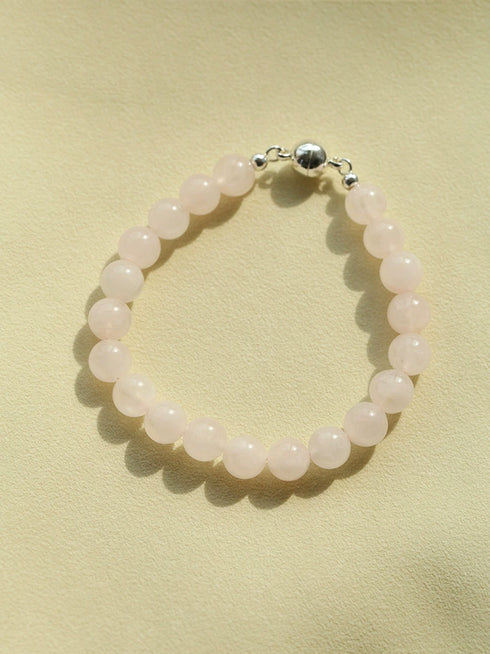 Crystal Beaded Bracelet with Manegtic Clasp - Zafari Studio Jewelry