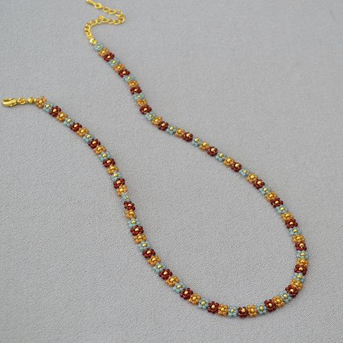 Bohemian Vintage Sunflower Beads Bracelet, Necklace or Full Set (Copy) - Zafari Studio Jewelry