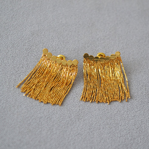 Short Tassel Earrings - Zafari Studio Jewelry