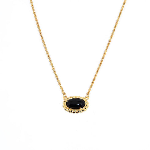 Vintage Oval Necklace and Earring Gold Vermeil - Sets | ZAFARI Studio Jewelry