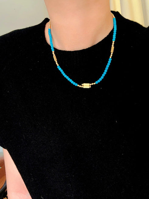 Beaded Turquoise Necklace, Earrings or Full Set (Copy) (Copy) - Sets | ZAFARI Studio Jewelry