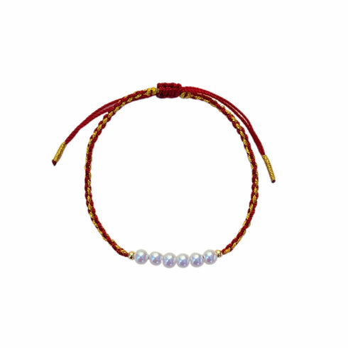 Mini Baby Freshwater Pearl Weave Bracelet - Zafari Studio Jewelry