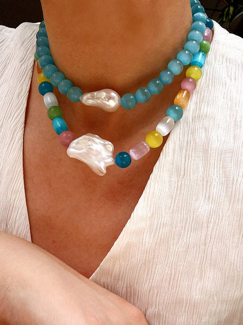 Luxury Design Baroque Pearl Choker Necklace (Copy) (Copy) (Copy) - Necklaces | ZAFARI Studio Jewelry
