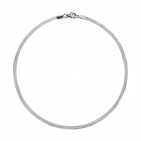 Snake Silver Chain Necklace - Zafari Studio Jewelry