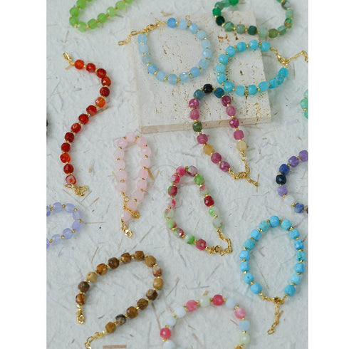 Multicolor Crystal Beads Bracelet - Zafari Studio Jewelry