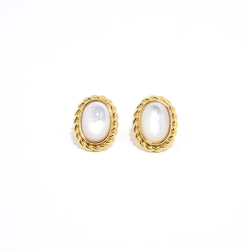 Vintage Oval Necklace and Earring Gold Vermeil (Copy) - Sets | ZAFARI Studio Jewelry