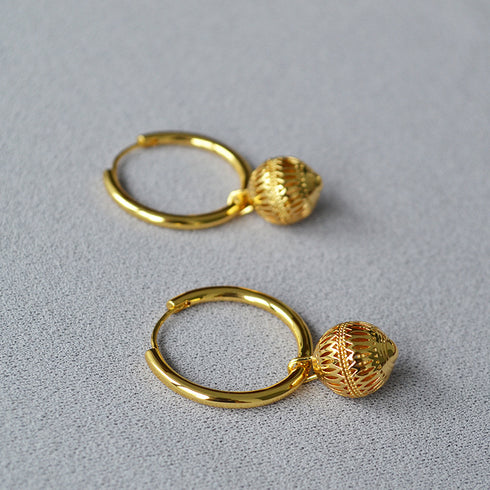 Lily of the Valley Flower Pearl Earrings (Copy) (Copy) - Zafari Studio Jewelry