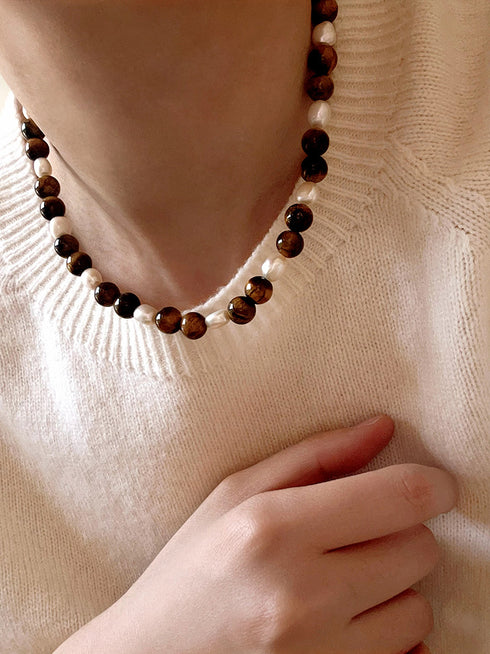 Luxury Design Baroque Pearl Choker Necklace (Copy) (Copy) - Necklaces | ZAFARI Studio Jewelry