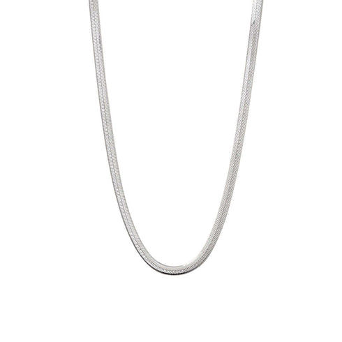 Snake Silver Chain Necklace - Zafari Studio Jewelry