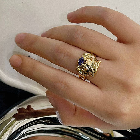 Animal-Tiger Ring - Zafari Studio Jewelry