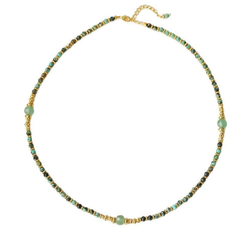 African Turquoise Necklace - Zafari Studio Jewelry