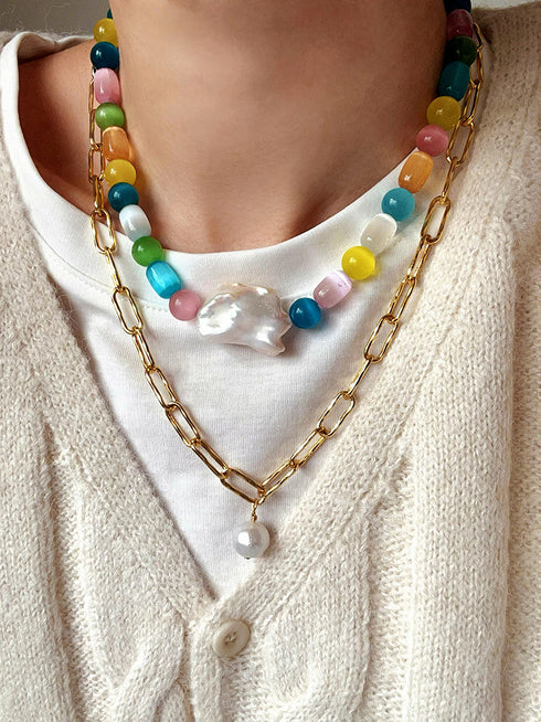 Luxury Design Baroque Pearl Choker Necklace (Copy) (Copy) (Copy) - Necklaces | ZAFARI Studio Jewelry