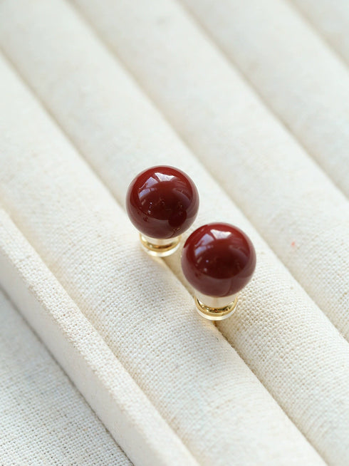 Maillard Pearl Ear Stud Earrings - Zafari Studio Jewelry