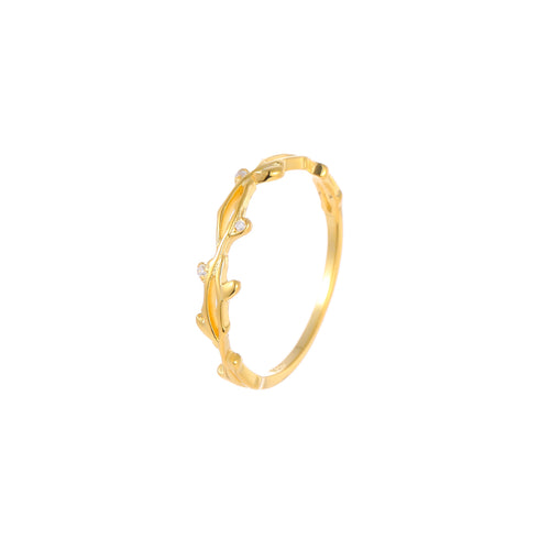 Branch Zirconia Ring - Rings | ZAFARI Studio Jewelry