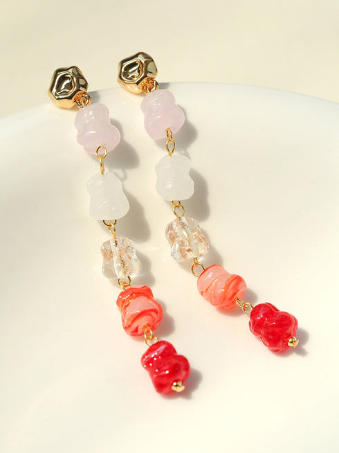 Dopamine Colorful Long Earrings - Zafari Studio Jewelry