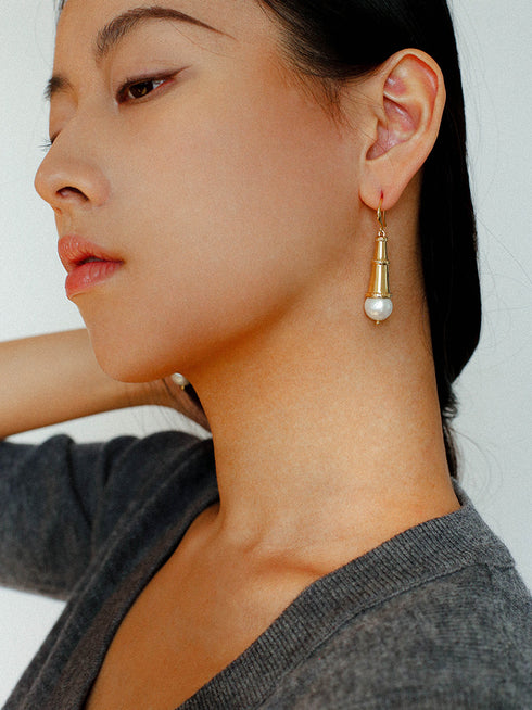 Leaf Pattern Earrings (Copy) - Earrings | ZAFARI Studio Jewelry