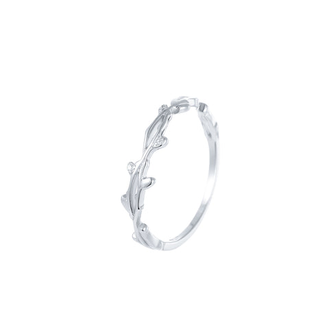 Branch Zirconia Ring - Rings | ZAFARI Studio Jewelry