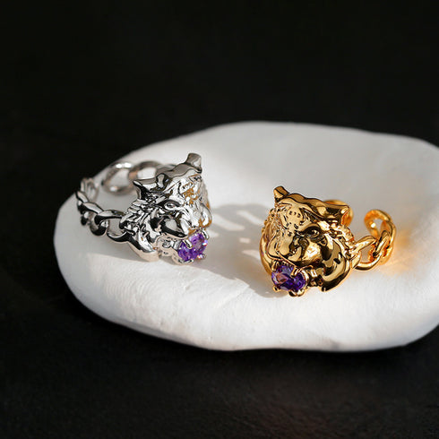 Animal-Tiger Ring - Zafari Studio Jewelry