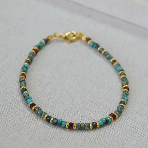 Vintage Bohemian Beads Necklace, Bracelet - Zafari Studio Jewelry