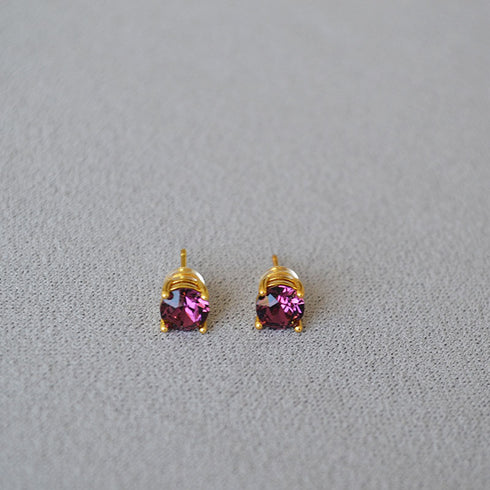 Crystal Diamond Ear Stud Earrings - Zafari Studio Jewelry