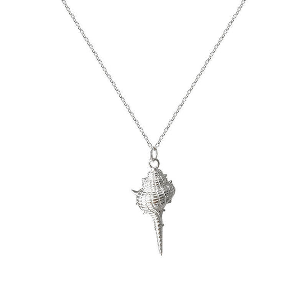 S925 Silver Conch Shell Necklace - Zafari Studio Jewelry