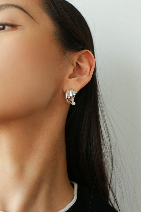 Leaf Pattern Earrings (Copy) (Copy) - Earrings | ZAFARI Studio Jewelry