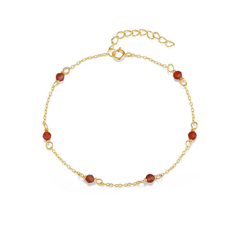 Handmade Beaded Agate Bracelet - Zafari Studio Jewelry