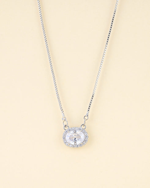 Double Stacked Square Pendant Necklace (Copy) - Zafari Studio Jewelry