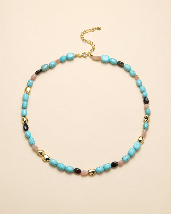 Turquoise Gemstone Beaded Necklace, Bracelet or Full Set