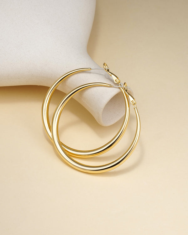 Large Gold Hoop Earrings
