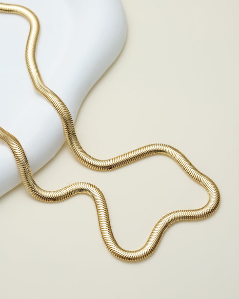 Gold Serpentine Necklace