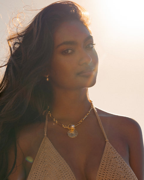 Vintage Baroque Pearl Choker Necklace - Zafari Studio Jewelry