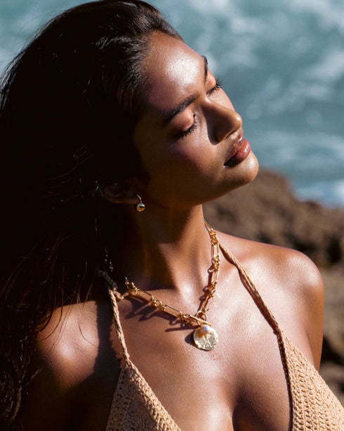 Vintage Baroque Pearl Choker Necklace - Zafari Studio Jewelry