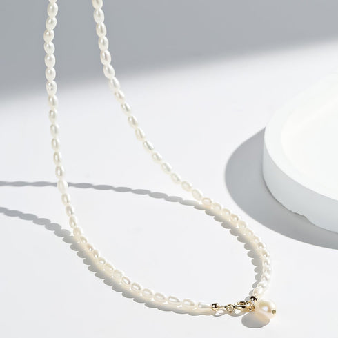 Rice Pearls Necklace (Purchase Individually) - Zafari Studio Jewelry