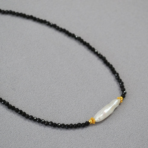 Black Obsidian Necklace l Bracelet - Zafari Studio - Zafari Jewlery