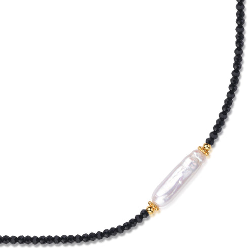 Black Obsidian Necklace l Bracelet - Zafari Studio - Zafari Jewlery