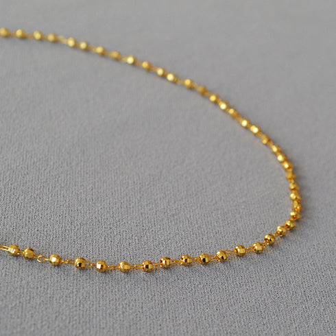 Mini Gold Ball Necklace - Zafari Studio - Zafari Jewlery
