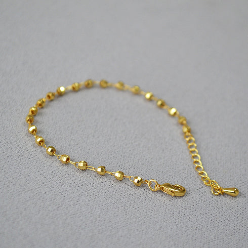 Mini Gold Ball Bracelet - Zafari Studio Jewelry