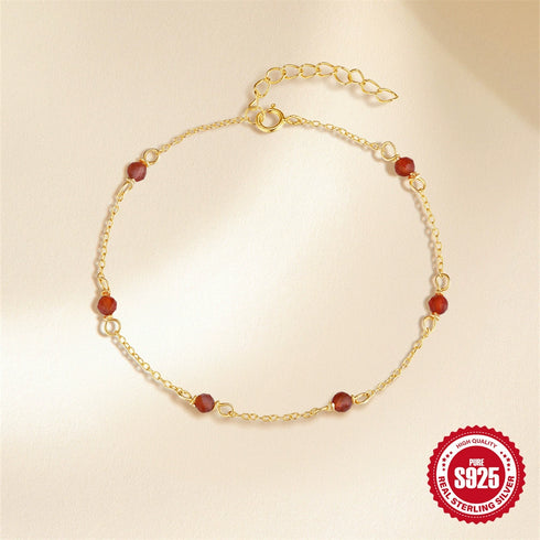 Handmade Beaded Agate Bracelet - Zafari Studio Jewelry