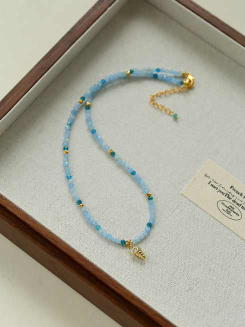 Multicolor Natural Stones Beaded Necklace - Zafari Studio Jewelry