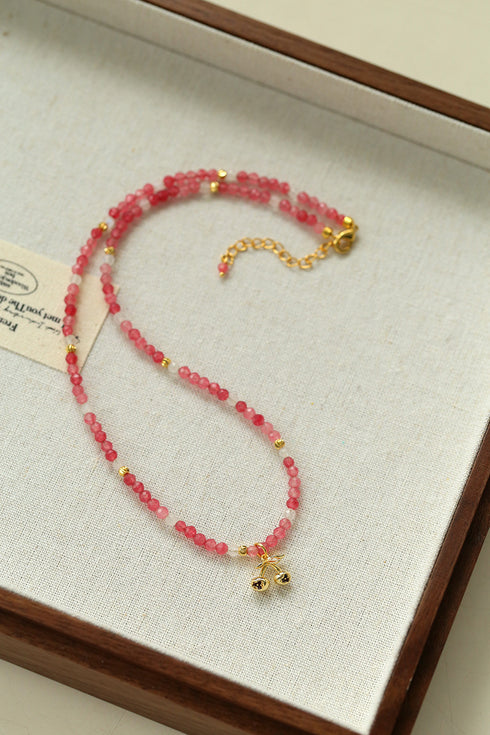 Multicolor Natural Stones Beaded Necklace - Zafari Studio Jewelry