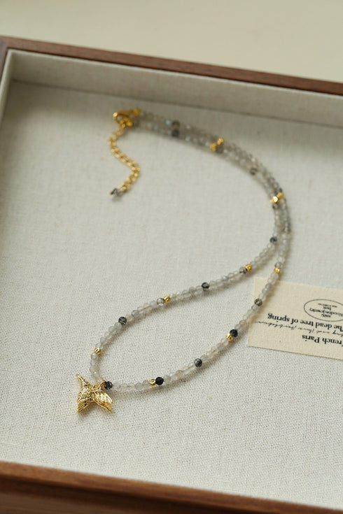 Multicolor Natural Stones Beaded Necklace - Zafari Studio Jewelry