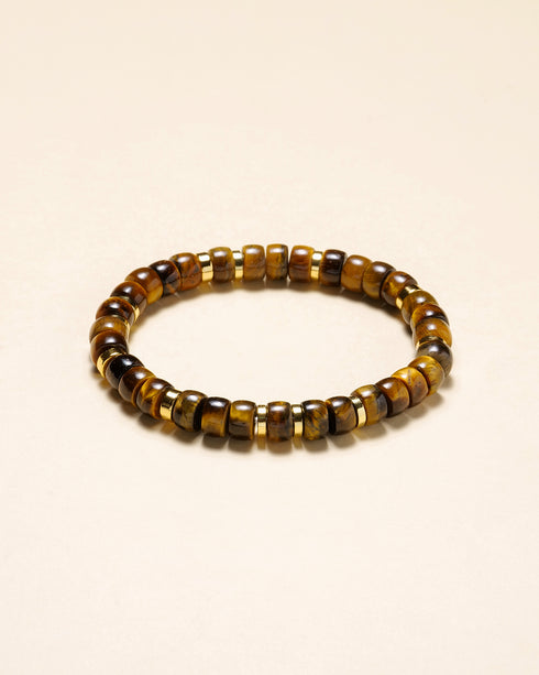 Beaded Tiger Eye Bracelet