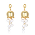 Lily of the valley pearl earrings - Zafari Studio Jewelry