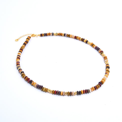 Bohemian Sunset Beaded Necklace - Zafari Studio Jewelry