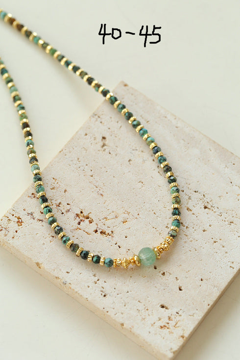 African Turquoise Necklace - Zafari Studio Jewelry