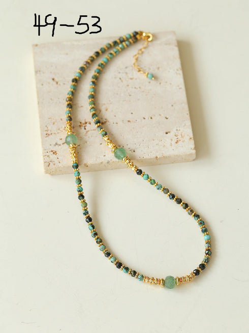 African Turquoise Necklace - Zafari Studio Jewelry