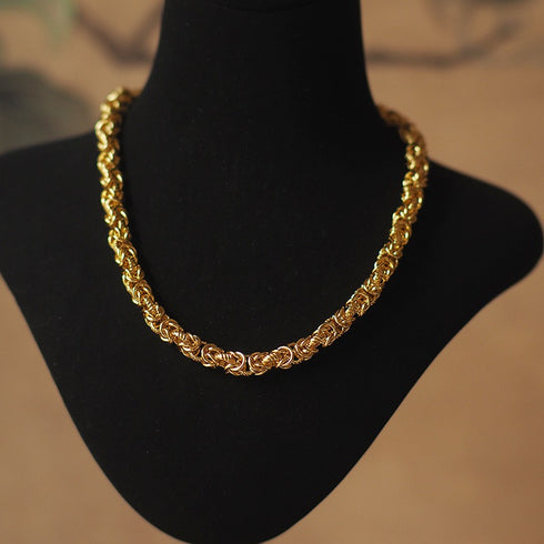 Gold Chunky Chain Necklace - Zafari Studio Jewelry